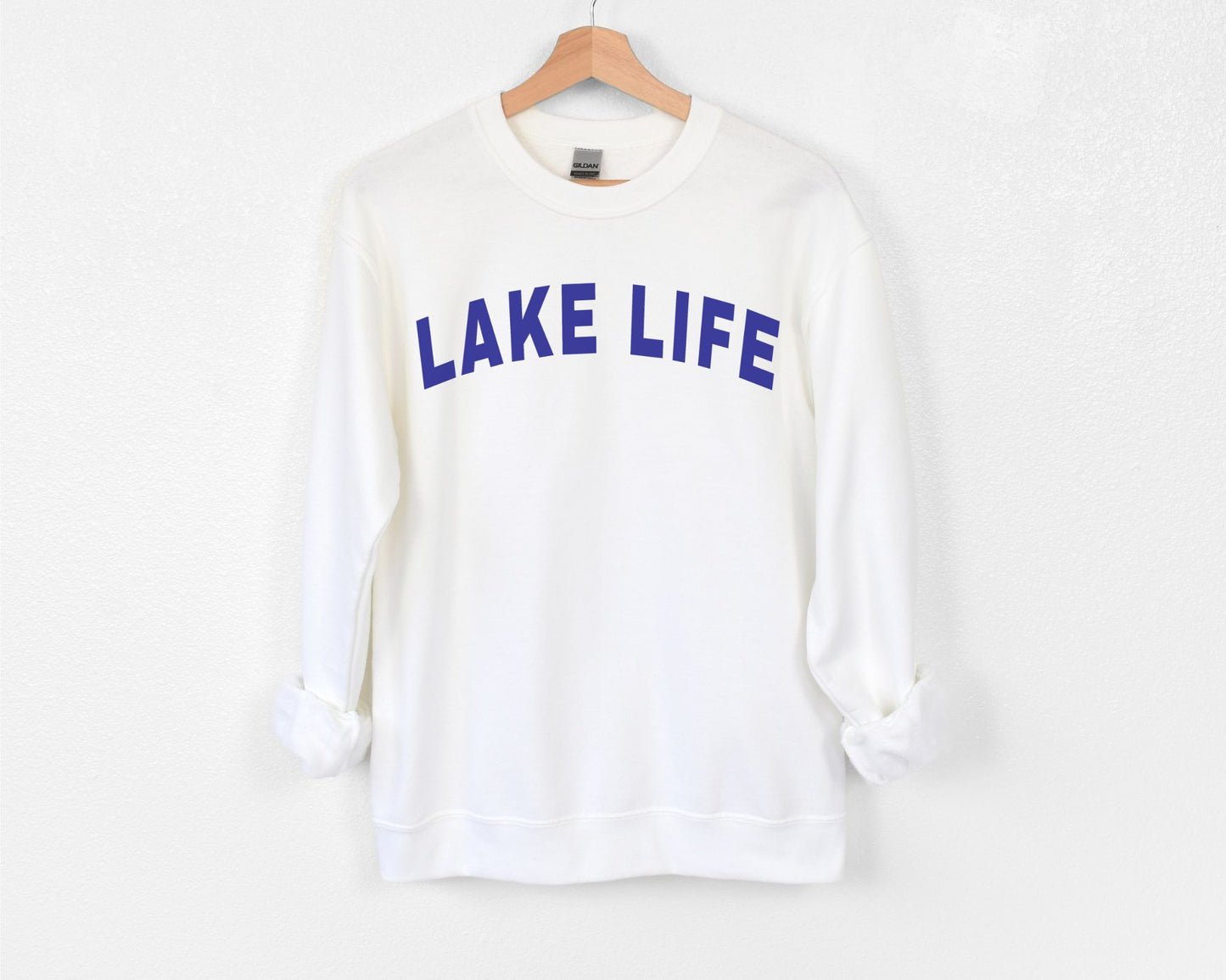 Lake Life Sweatshirt in White